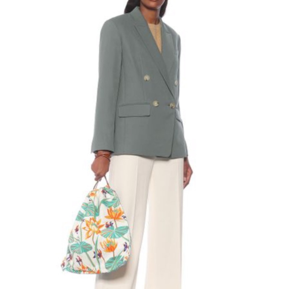 NEW Vince Synthetic Double Breasted Blazer 4